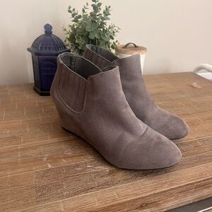 Belk Women's Taupe Ankle Booties